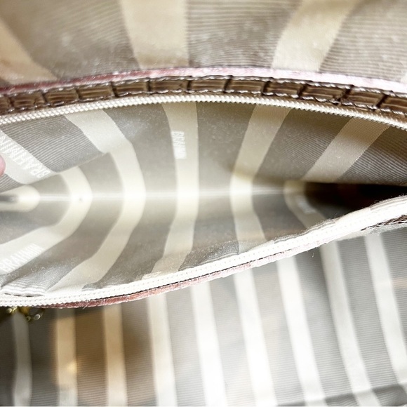 Brahmin | Vivian Sable Pennfield Ombré Pearlescent Leather Satchel Handbag - Picture 6 of 9